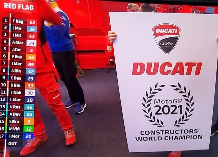 Ducati sigrar keppni framleiðanda í MotoGP