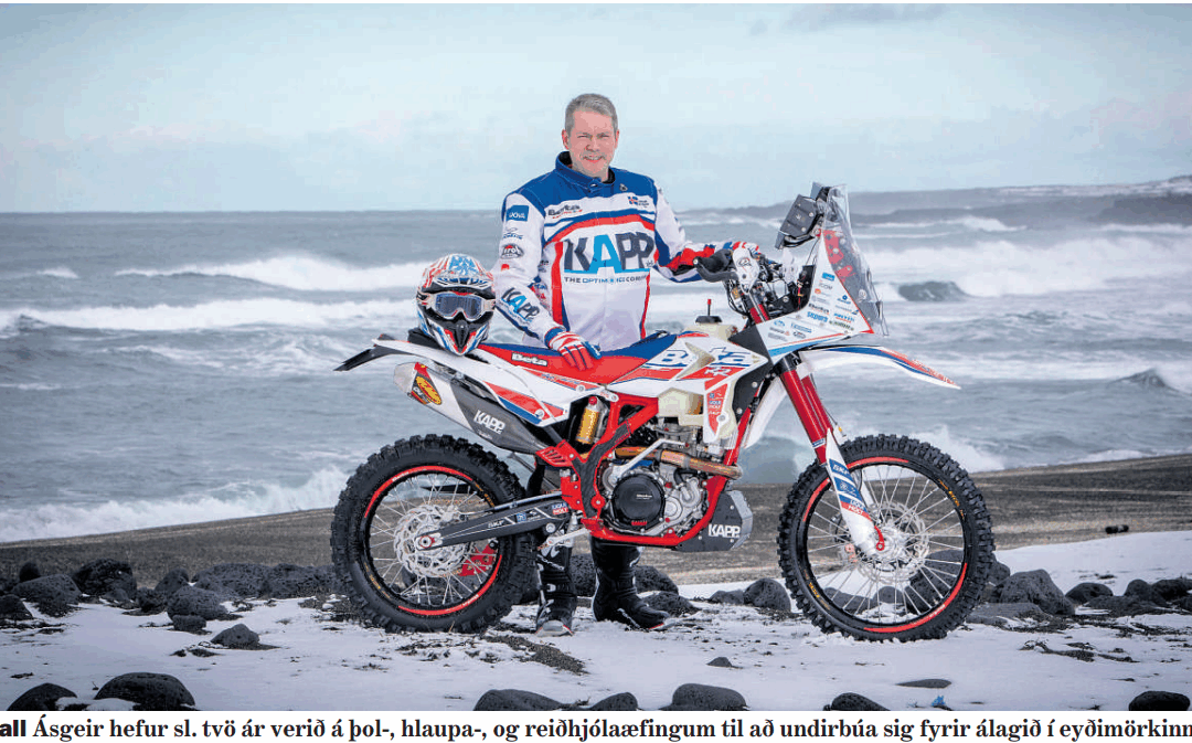 Í mótorhjólarall yfir Sahara-eyðimörkina