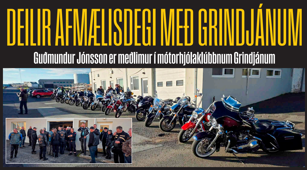 DEILIR AFMÆLISDEGI MEÐ GRINDJÁNUM