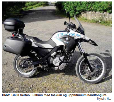 BMW G650 Sertao mótorhjól (2012)