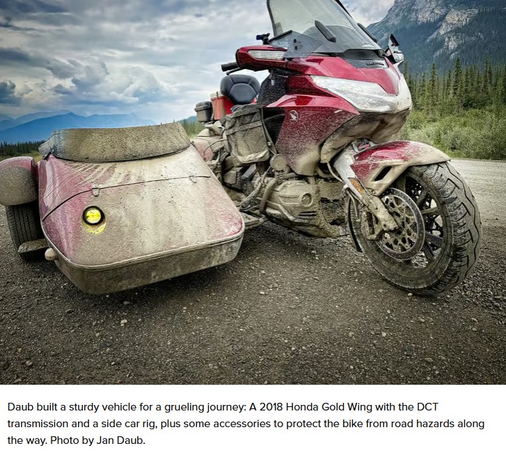 Nýtt Iron Butt met:  80 ára ók hann frá Alaska til Key West