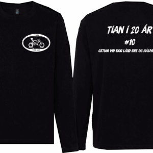 20 ára afmælis Síðerma bolur