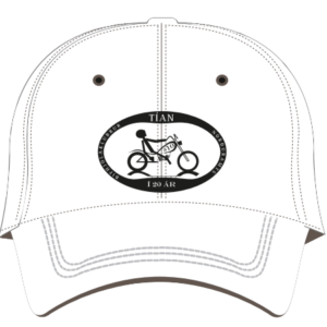 20 ára afmælis derhúfa hvít