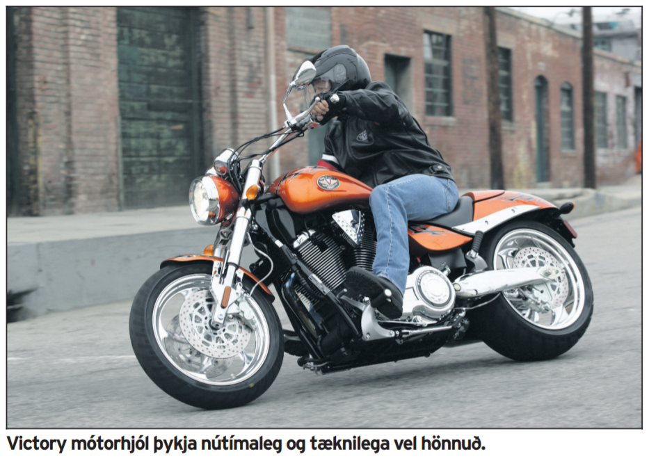 Stormur kynnir Victory mótorhjól